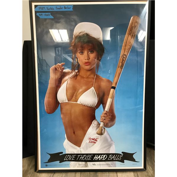 RARE 1989 PAMELA ANDERSON YANKEE DOODLES POSTER