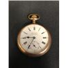 Image 1 : SIZE 16 REGINA GOLD FILLED OPEN FACE POCKET WATCH