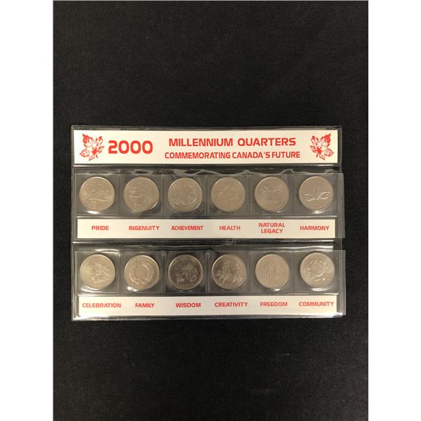 CANADIAN 2000 MILLENNIUM QUARTER SET