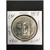 Image 1 : CANADIAN 1958   SILVER DOLLAR  UNCIRCULATED  .800 SILVER