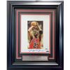 Image 1 : MICHAEL JORDAN  SIGNED AND CUSTOM FRAMED 8 X 10 (BECKETT/UD COA)