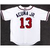 Image 1 : RONALD ACUNA JR. SIGNED ATLANTA BRAVES MAJESTIC JERSEY (BECKETT COA)