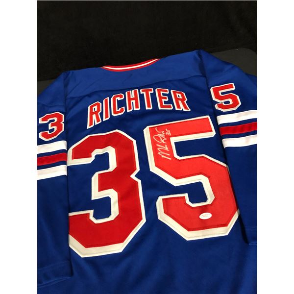 MIKE RICHTER SIGNED NEW YORK RANGERS JERSEY (JSA COA)