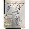 Image 2 : THE HUNGER GAMES CAST SIGNED SCRIPT COVER (RA COA)