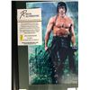 Image 2 : SYLVESTER STALONE SIGNED AND FRAMED RAMBO 8 X 10 ( RA COA)