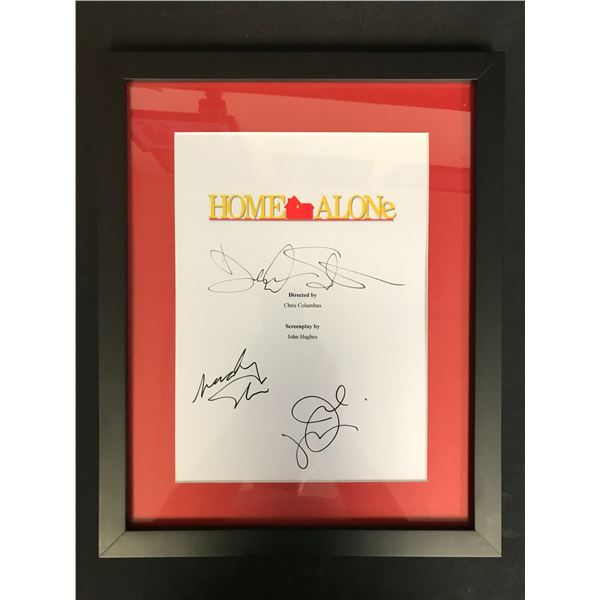 HOME ALONE CAST SIGNED AND FRAMED 8 X 10 (RA COA)
