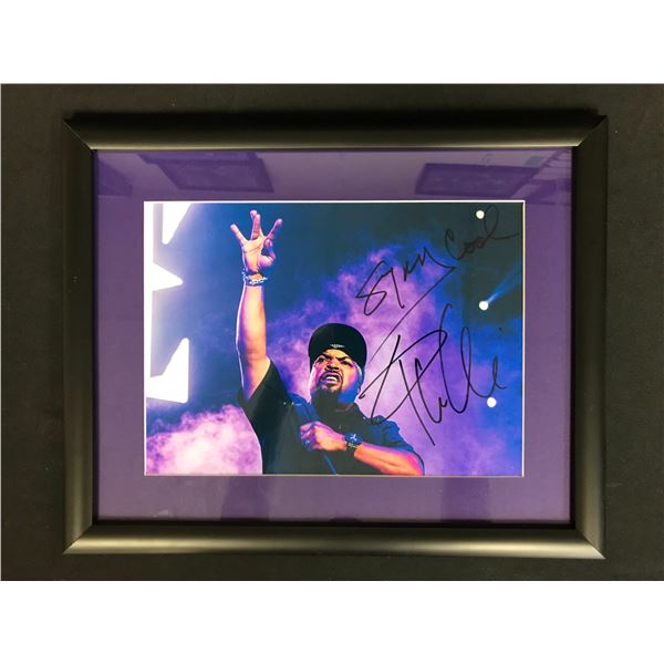 ICE CUBE SIGNED AND FRAMED 8 X 10 (RA COA)