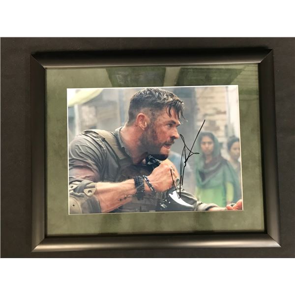 CHRIS HEMSWORTH SIGNED AND FRAMED 8 X 10 (RA COA)