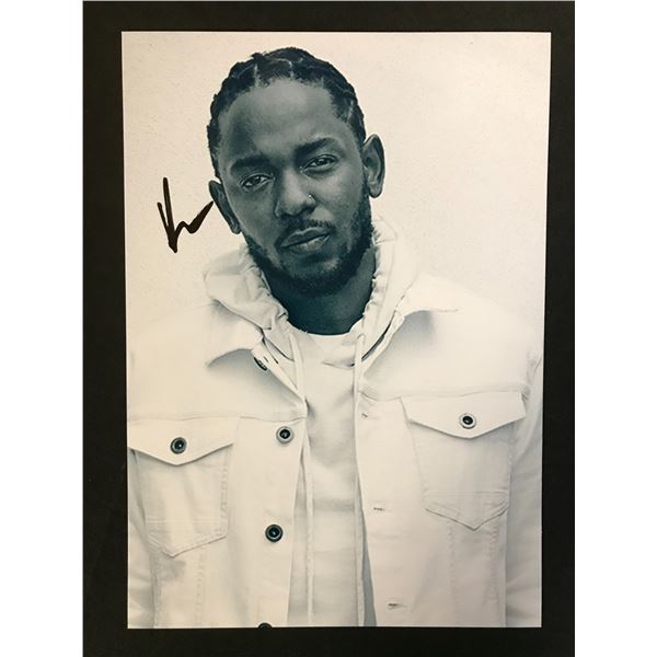 KENDRICK LAMAR SIGNED 8 X 10 (RA COA)