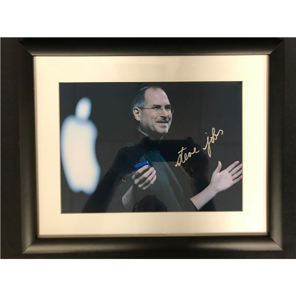 STEVE JOBS SIGNED AND FRAMED 8 X 10 (RA COA)