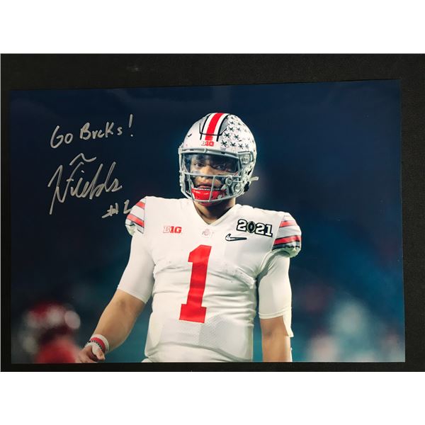 JUSTIN FIELDS SIGNED 8 X 10 (RA COA)