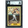 Image 1 : LTD. EDITION 1987 TOPPS BARRY BONDS SIGNED ROOKIE CARD (BECKETT AUTHENTIC)