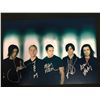 Image 1 : NINE INCH NAILS BAND SIGNED 8 X 10 (A COA)