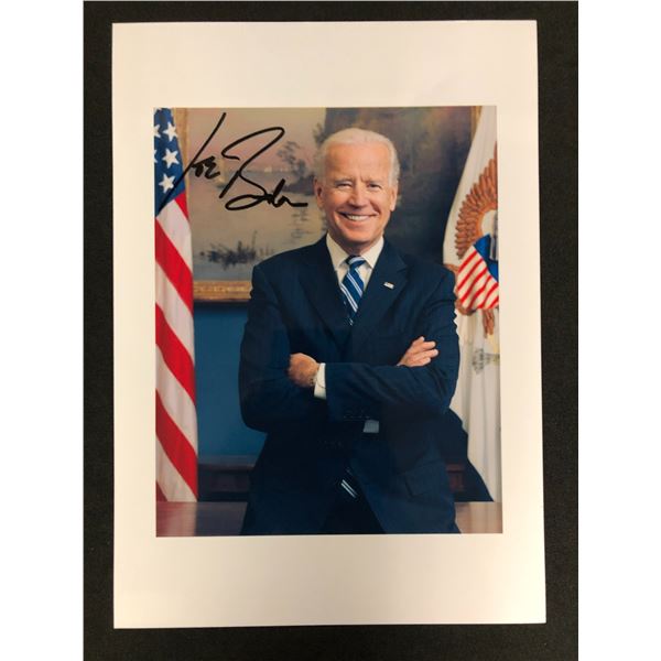 JOE BIDEN SIGNED POTUS 8 X 10 (RA COA)