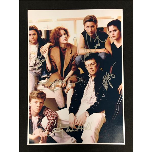 BREAKFAST CLUB CAST SIGNED 8 X 10 (RA COA)