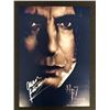 Image 1 : ALLEN RICKMAN SIGNE HARRY POTTER 8 X 10 (RA COA)