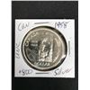 Image 1 : CANADIAN 1958   SILVER DOLLAR  UNCIRCULATED  .800 SILVER