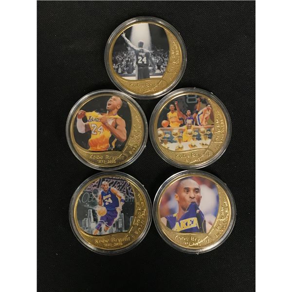 KOBE BRYANT GOLD PLATED CAREER COLLECTOR COIN SET