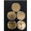 Image 2 : KOBE BRYANT GOLD PLATED CAREER COLLECTOR COIN SET