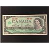 Image 1 : CANADIAN 1967 NO SERIAL NUMBER $1.00 SIGNATURES BEATTIE/RASMINSKY