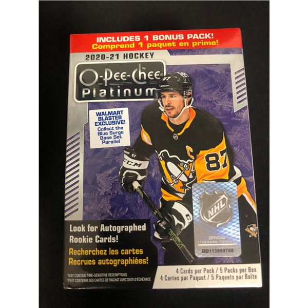 2020-21 O-PEE-CHEE PLATINUM HOCKEY WALMART BLASTER EXCLUSIVE! (FACTORY SEALED)