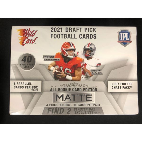 2021 DRAFT PICK FOOTBALL CARDS ALL ROOKIE CARD EDITION MATTE FACTORY SEALED