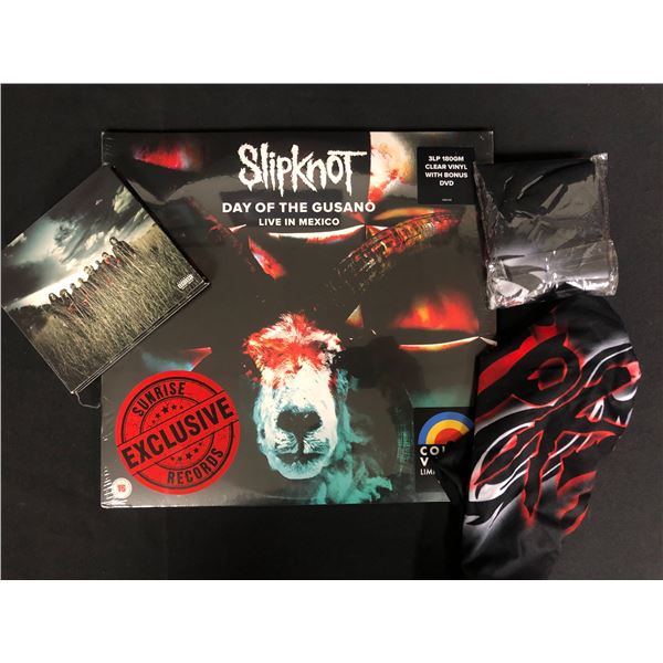 SLIPKNOT MUSIC & COLLECTIBLES LOT