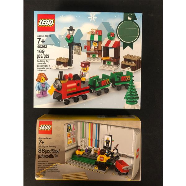 LEGO BUILDING KIT LOT (40262/ MINIFIGURE FACTORY)