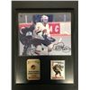 Image 1 : CLIFF RONNING SIGNED 8X10 PHOTO FRAMED DISPLAY w/ CARD