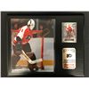 Image 1 : BERNIE PARENT SIGNED 8X10 PHOTO FRAMED DISPLAY w/ PARKHURST HOCKEY CARD