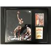 Image 1 : KAREEM ABDUL-JABBAR 8X10 PHOTO FRAMED DISPLAY w/ UD BASKETBALL CARD