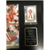 Image 2 : JERRY RICE 16 X 20 DISPLAY WITH SPORTS CARDS