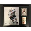 Image 1 : JEROME IGINLA 16 X 20 DISPLAY WITH SPORTS CARDS