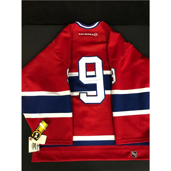 MAURICE RICHARD SIGNED CANADIENS HOCKEY JERSEY DGL COA