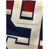 Image 2 : MAURICE RICHARD SIGNED CANADIENS HOCKEY JERSEY DGL COA