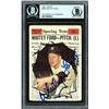 Image 1 : 1961 TOPPS #586 WHITEY FORD AUTHENTIC AUTOGRAPH (BECKETT AUTHENTIC)