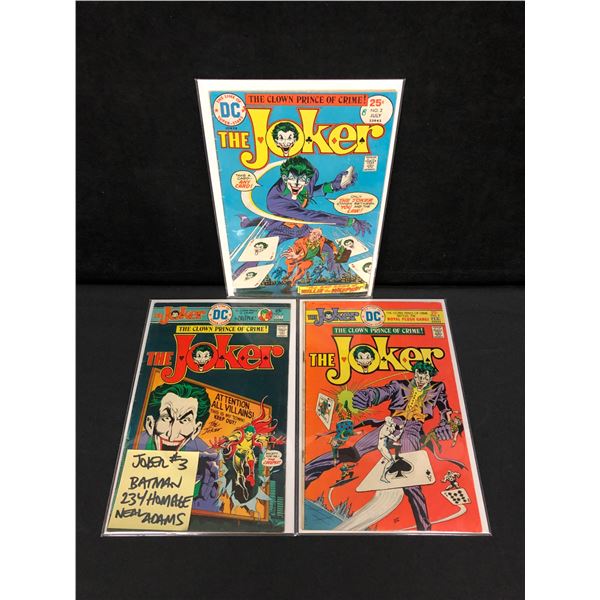 THE JOKER COMIC BOOK LOT (DC COMICS)