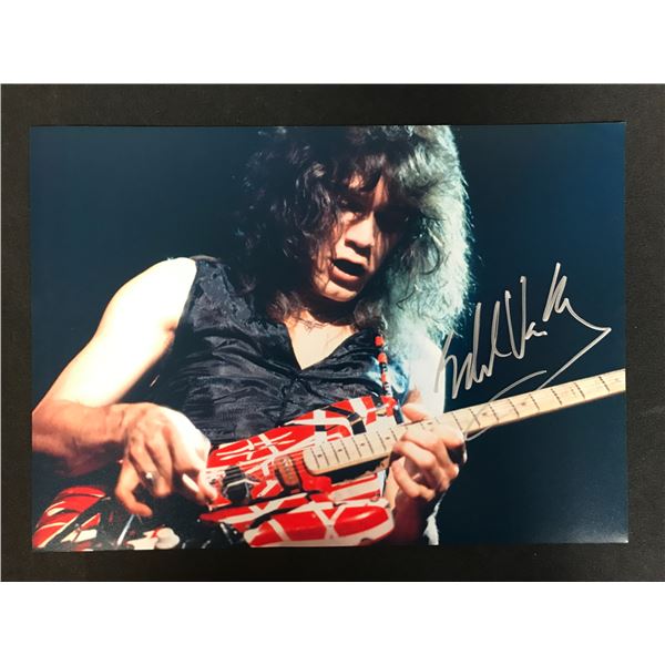 EDDIE VAN HALEN SIGNED 8X10 PHOTO (RA COA)