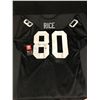 Image 1 : JERRY RICE SIGNED FOOTBALL JERSEY SCHWARTZ COA