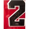 Image 2 : MICHEAL JORDAN SIGNED AND CUSTOM FRAMED CHICAGO BULLS JEREY (UPPER DECK COA)