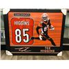 Image 1 : TEE HIGGINS SIGNED CUSTOM FRAMED BENGALS JERSEY ( SPORTS CARD EDITION ) BECKETT COA