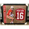 Image 1 : JOE MONTANA SIGNED 49ERS CUSTOM FRAMED JERSEY (SPORTS CARD EDITION) JSA COA