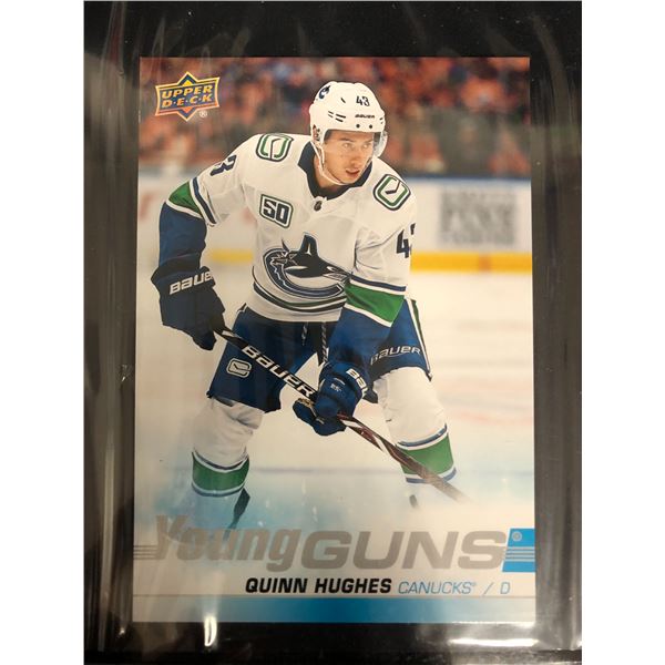 2020-21 UPPER DECK JUMBO YOUNG GUNS QUINN HUGHES RC