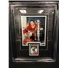 Image 1 : JOHN BELIVEAU SIGNED AND CUSTOM FRAMED 8 X 10 (PASTIME COA)