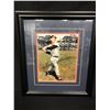 Image 1 : TED WILLIAMS SIGNED AND CUSTOM FRAMED 8 X 10