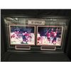 Image 1 : CUSTOM FRAMED 1987 CANADA CUP DUAL SIGNED GRETZKY/LEMIEUX CUSTOM FRAMED 24 X 32 DISPLAY (WG COA)