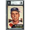 Image 1 : 1953 TOPPS #76 PEE WEE REESE AUTHENTIC AUTOGRAPH (BECKETT AUTHENTIC)