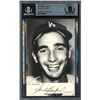 Image 1 : 1973 TCMA AUTOGRAPH SERIES #18 SANDY KOUFAX AUTHENTIC AUTOGRAPH (BECKETT AUTHENTIC)