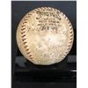 Image 1 : 1927 WORLD CHAMPION NY YANKEES & ST. LOUIS BROWNS MULTI SIGNED BALL w/ B. RUTH/ L. GEHRIG (JSA LOA)