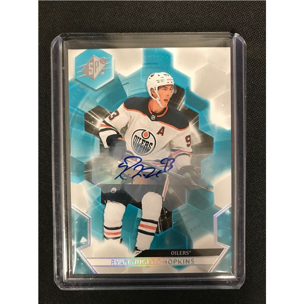 2020-21 UPPER DECK SPx HOCKEY #8 RYAN NUGENT-HOPKINS AUTOGRAPHED CARD